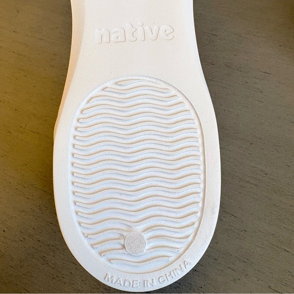 Native Audrey Shell White D-Orsays Women 9 Pointed Toe Flats Shoes Business - Picture 14 of 14